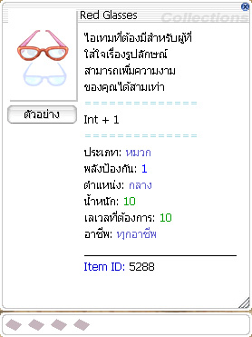 Red Glasses Detail